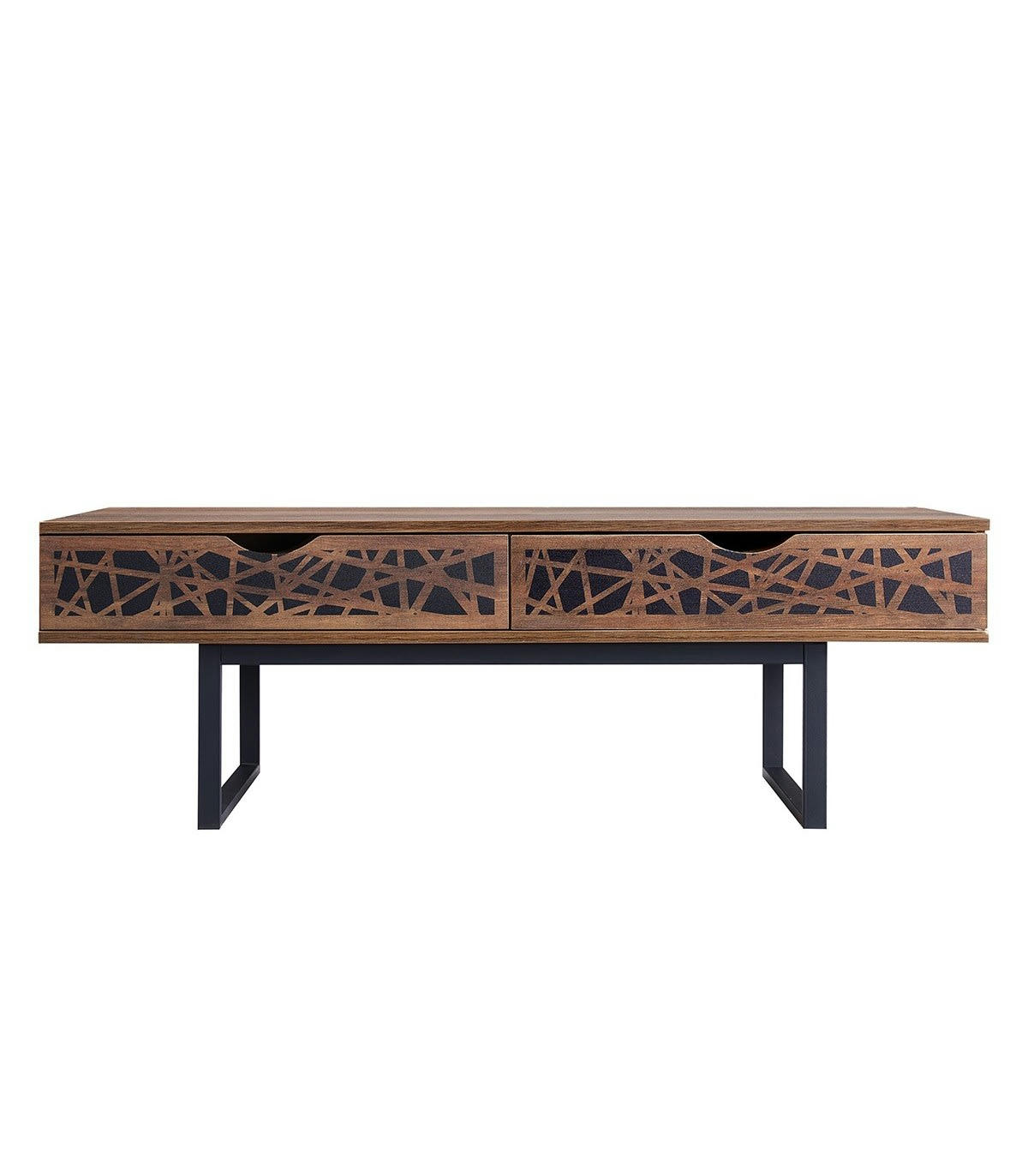 ANAELLE - Table basse avec 2 tiroirs L120cm