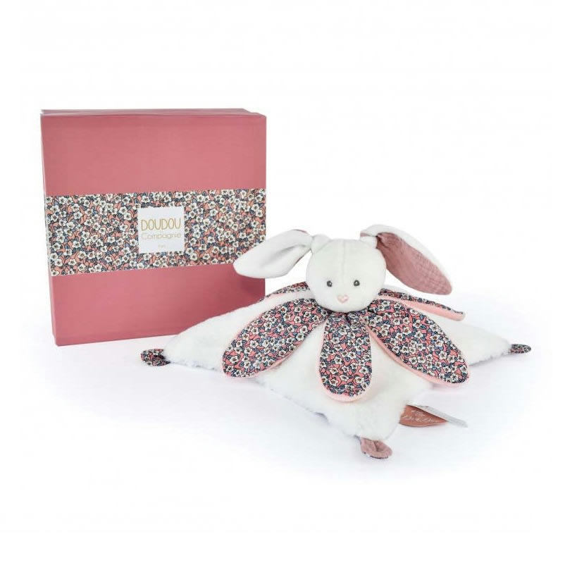 - Doudou pétale lapin rose
