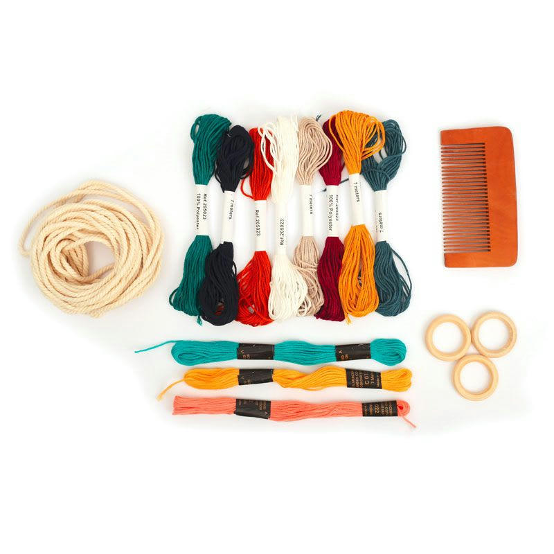 GRIGRIS - Coffret DIY je crée mes grigris colorés en coton cablé