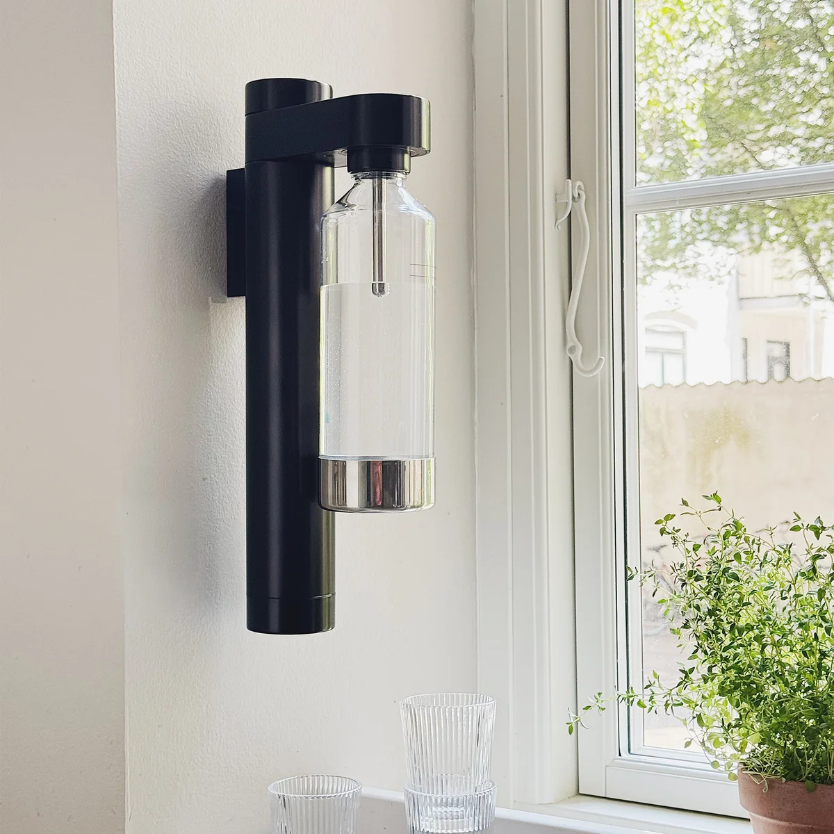 Stelton - Brus Wassersprudler für die Wand