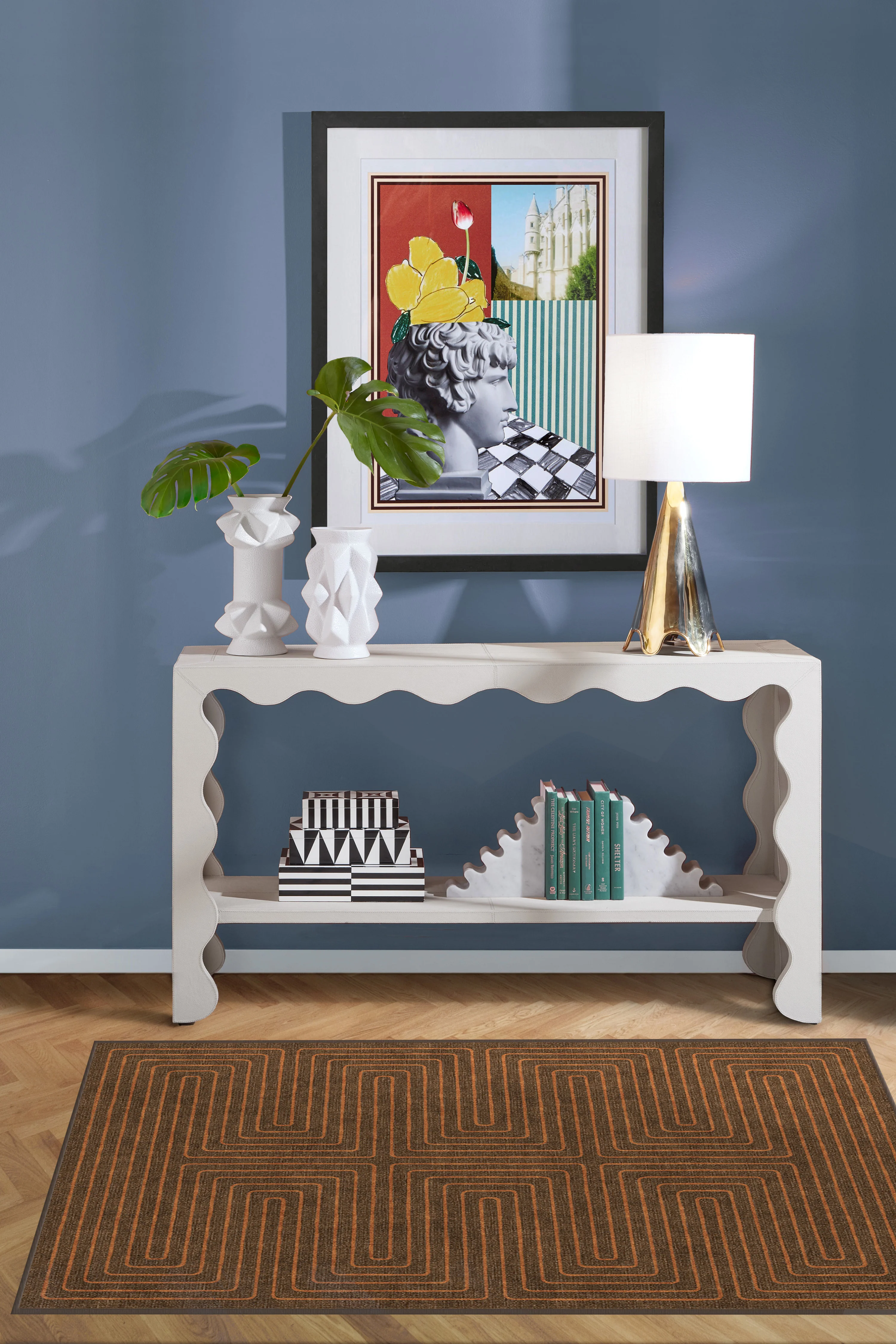 Waschbarer Läufer Labyrinth von Jonathan Adler
