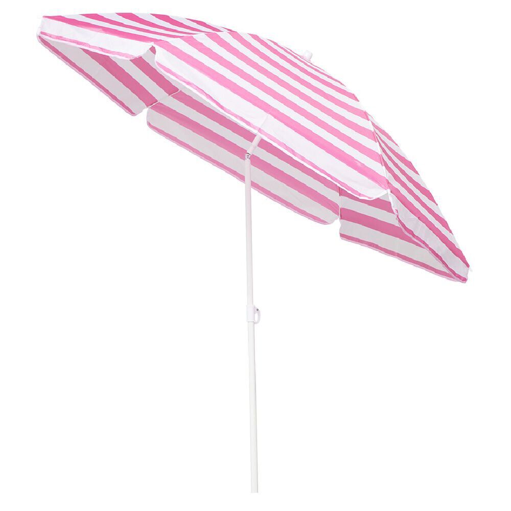 Parasol de plage rayé Ø160xH190cm (3 modèles)