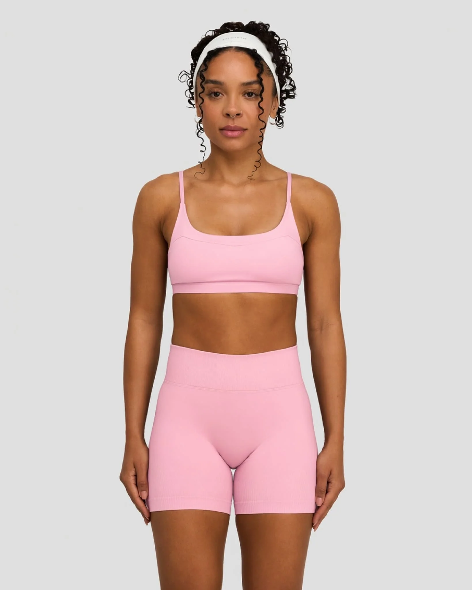 Elevate™ Sculpting Seamless Scoop Neck Bra | Cotton Pink