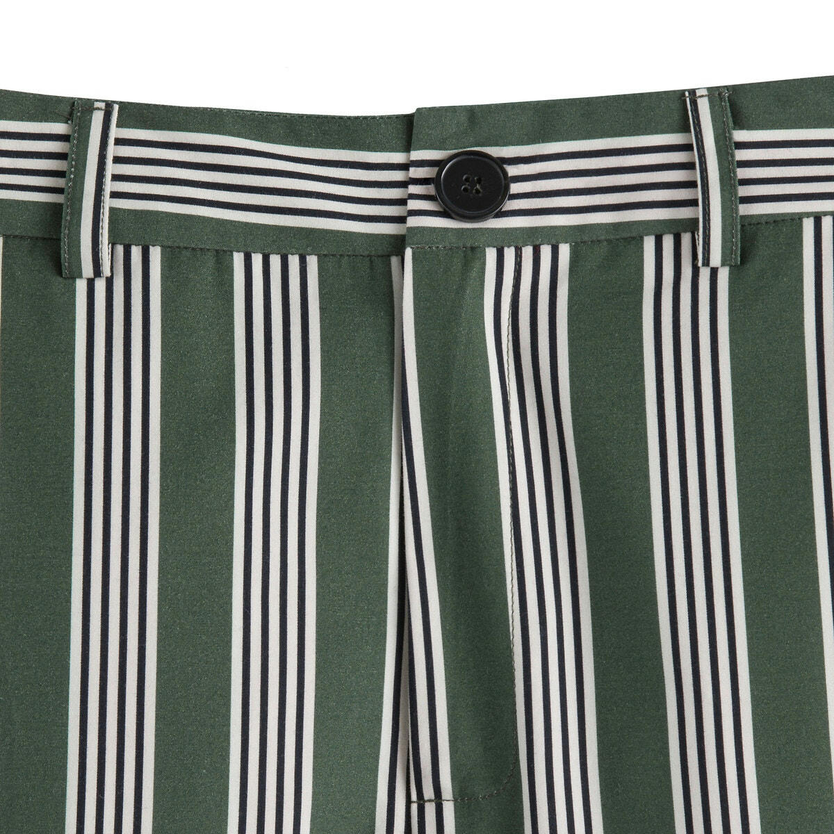 Pantalon slim court, taille haute