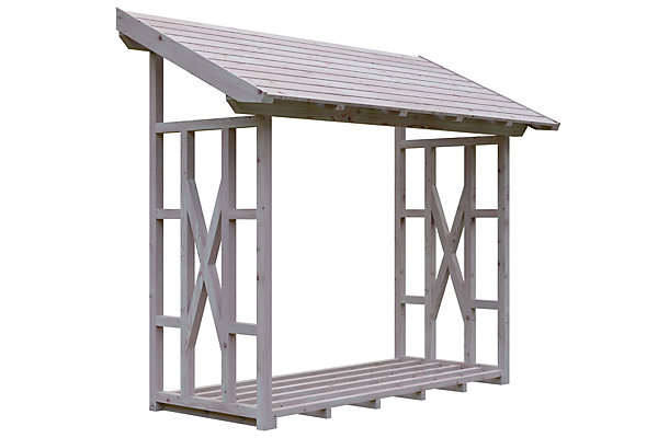 Abri bûches SKAN HOLZ Paul 2, 290x126cm, non traité