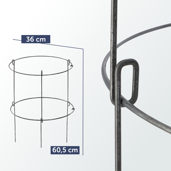 Podpora Ogrodowa Do Roślin Kwiatów Pnączy Róż 60cm