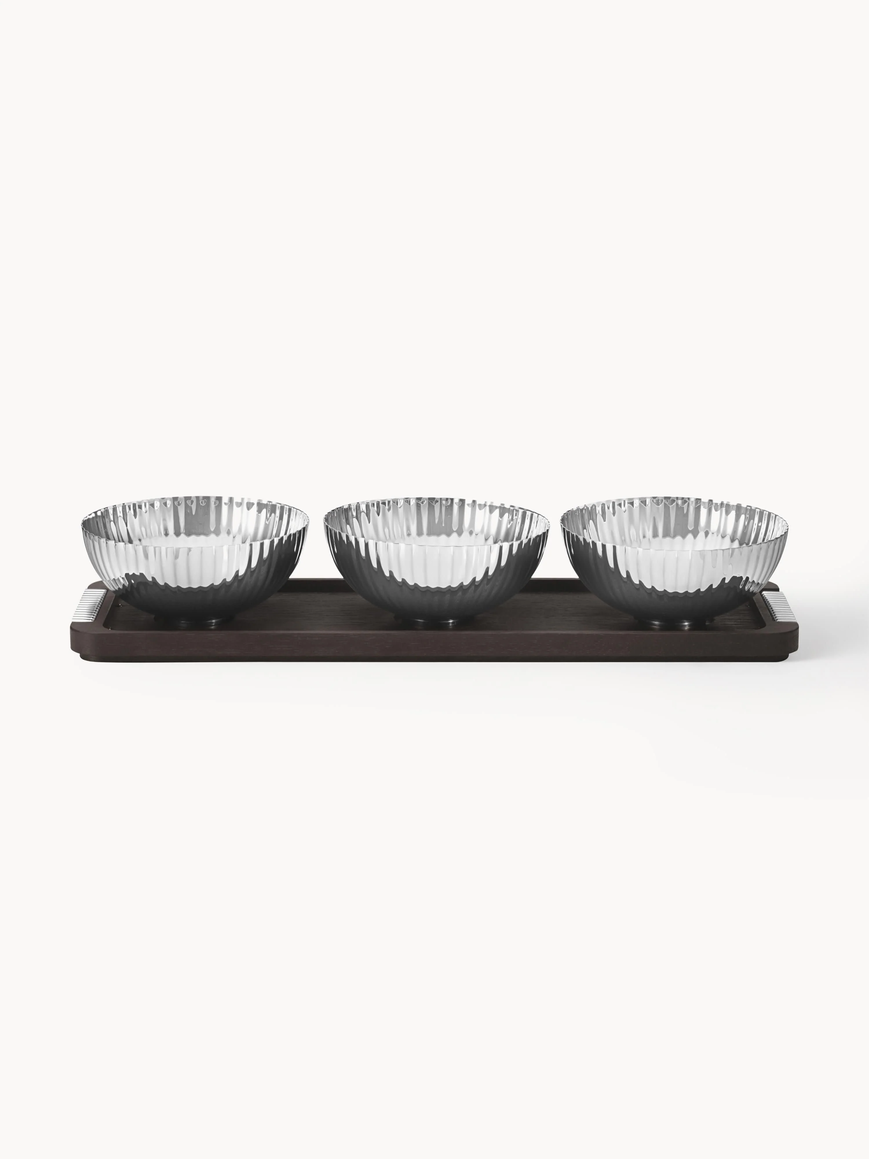 Snackschälchen Bernadotte mit Servierplatte, 4er-Set