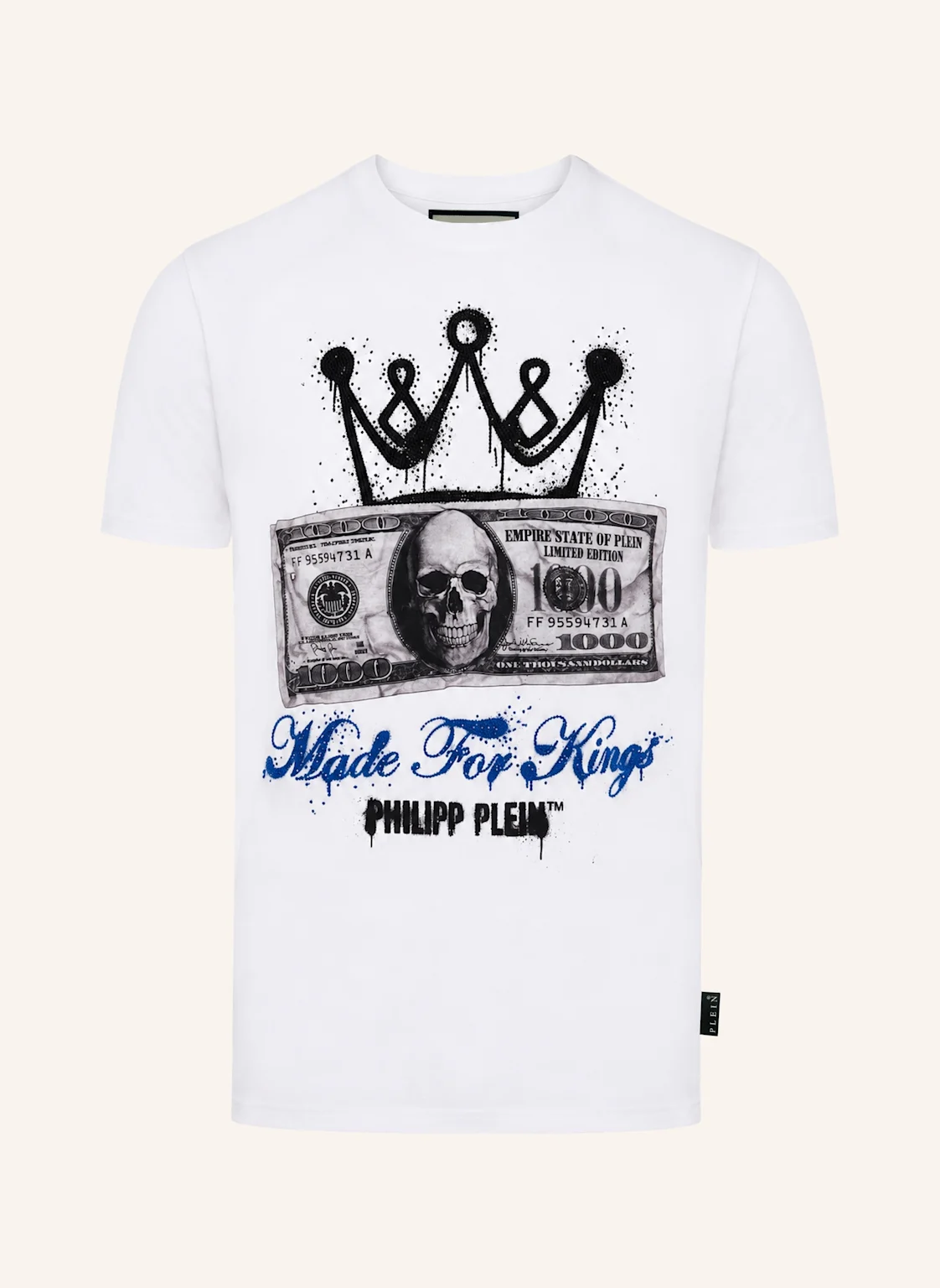 PHILIPP PLEIN Kurzarm-Rundhals-T-Shirt
