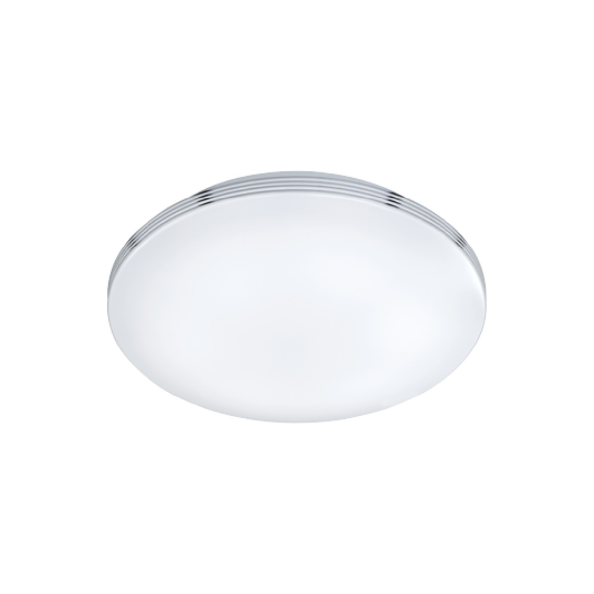 Plafon APRATokrągły srebrno-biały LED 1x18W 35cm 1600lm IP44 Trio