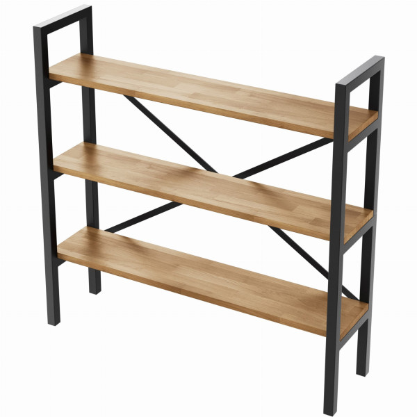 Regał Medium Industrial Loft na książki D3 100x60x20 cm