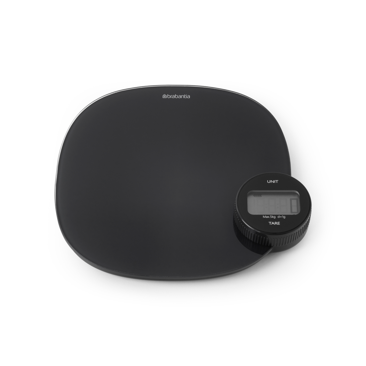 Brabantia Tasty  Keukenweegschaal met dynamo, digitaal - Dark Grey