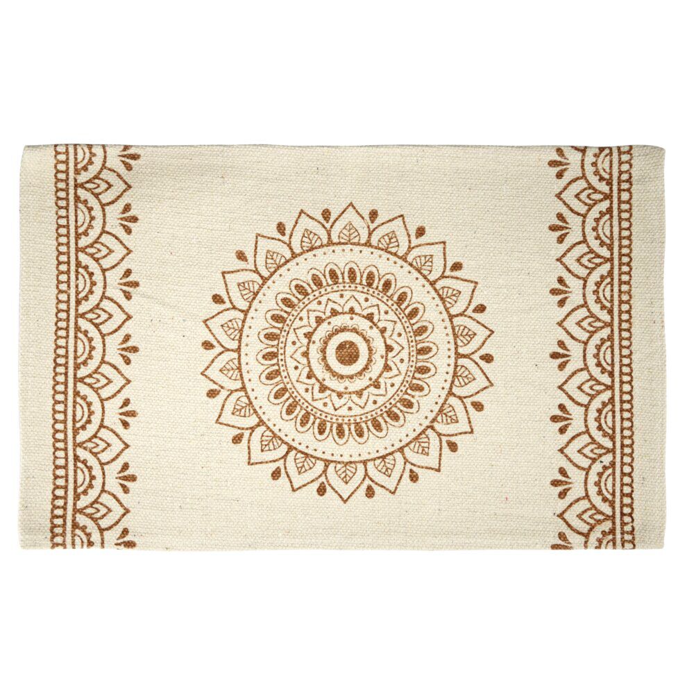 Set de table rectangulaire style oriental motif rosace 30x50cm
