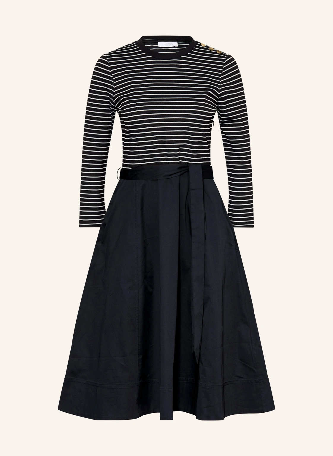 HOBBS Kleid VIVIANA im Materialmix mit 3/4-Arm
