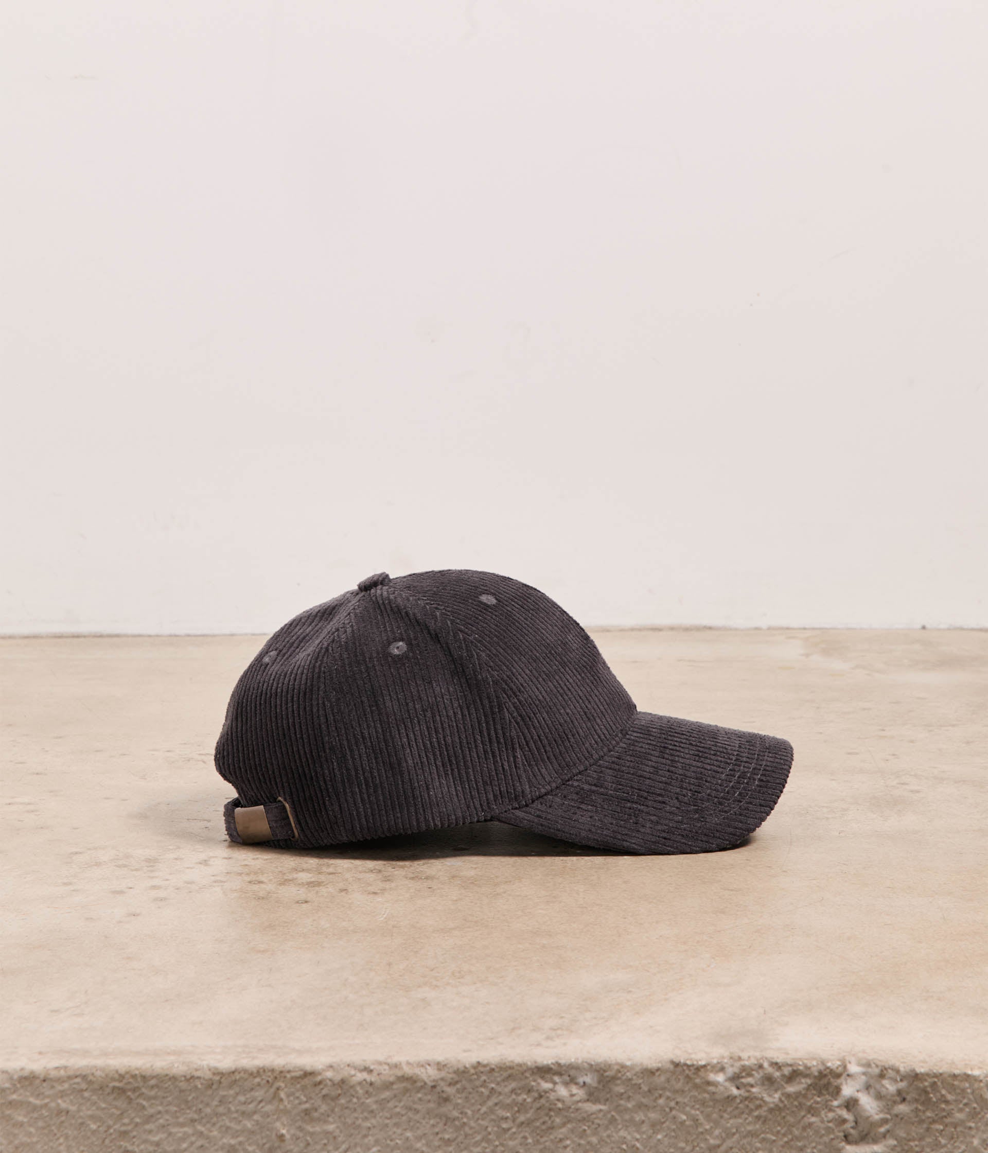 Casquette velours grise Serena