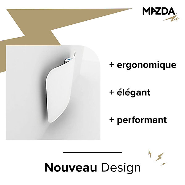 Chauffage pierre naturelle inertie sèche 1000W - Mazda