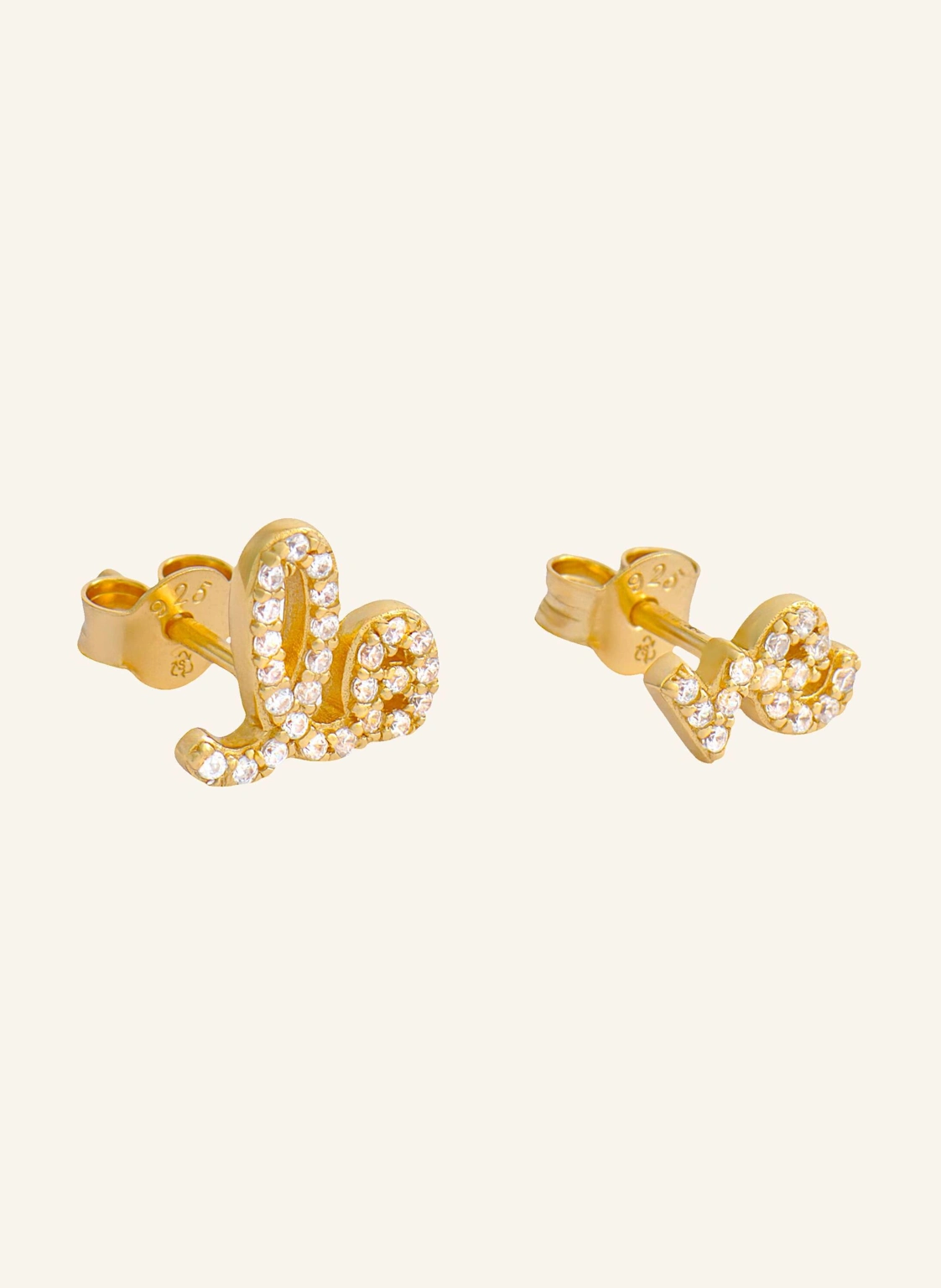 OHH LUILU Ohrstecker LOVE by GLAMBOU