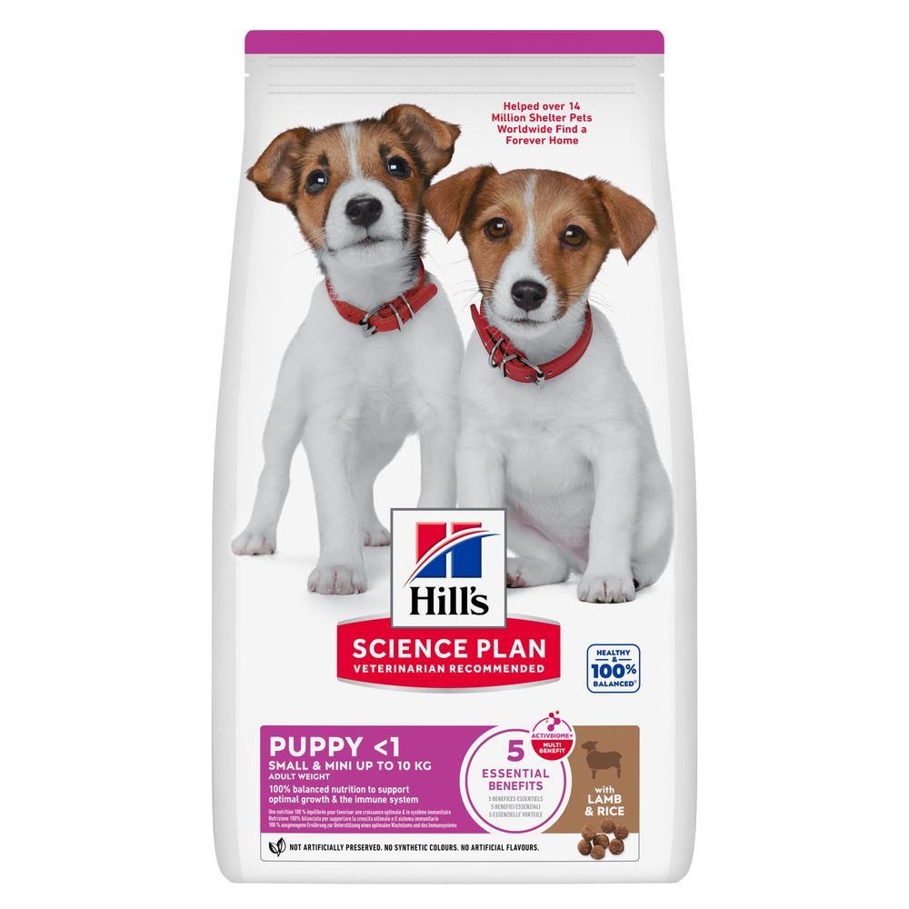 Hill's Science Plan Small & Mini Puppy Food with Lamb & Rice