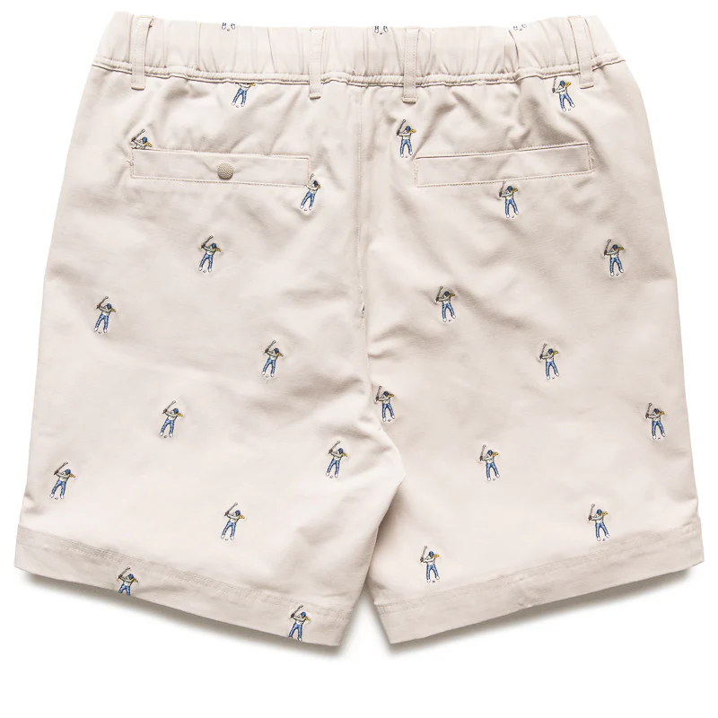 Eastside Golf Embroidered Woven Short - Pumice