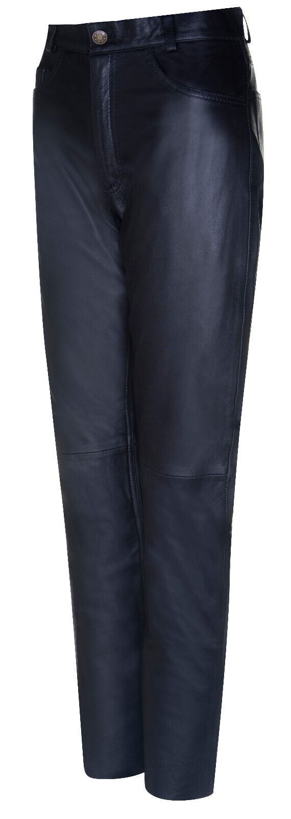 Infinity Leather Classic Lamb Nappa '501' Leather Jeans