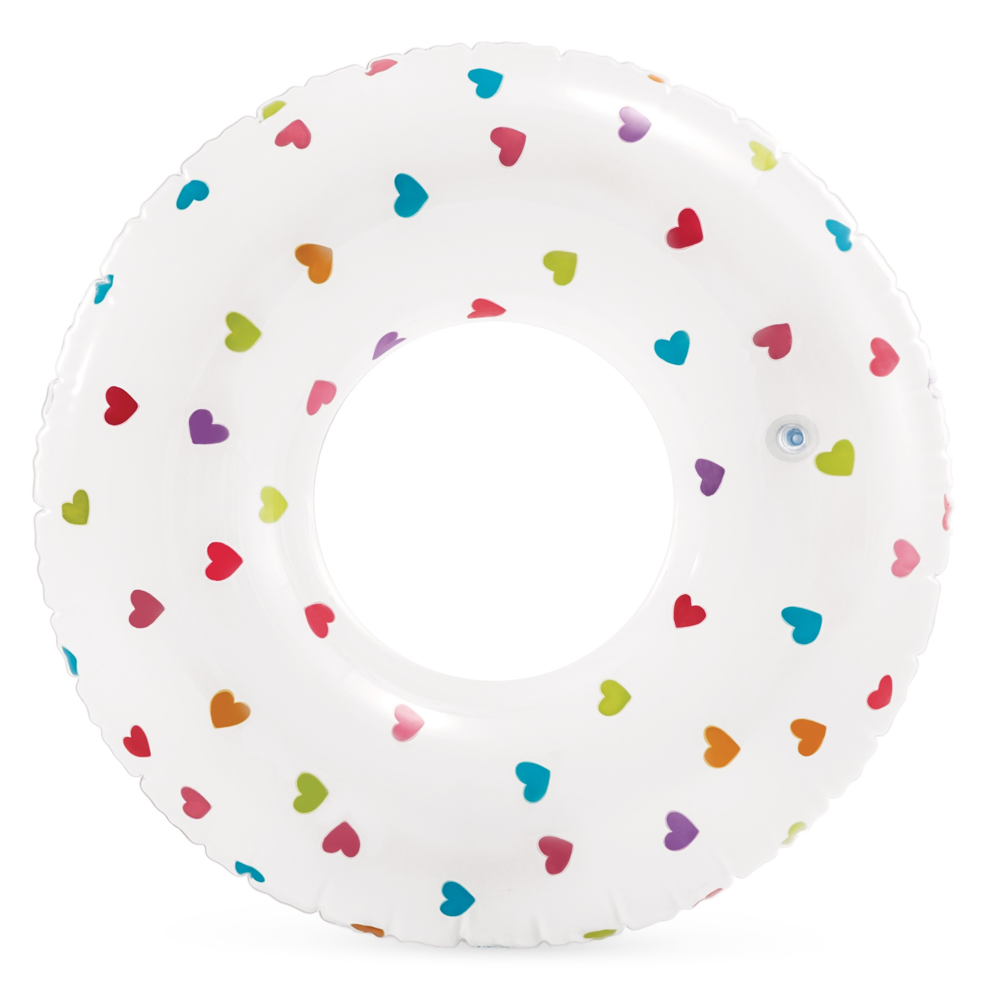 Koło dmuchane do pływania o średnicy 81 cm INTEX 59259 serca