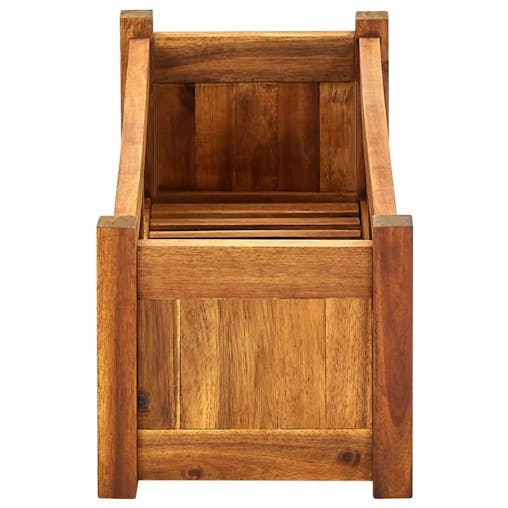 NNEVL Garden Raised Bed Acacia Wood 76x27.6x25 cm