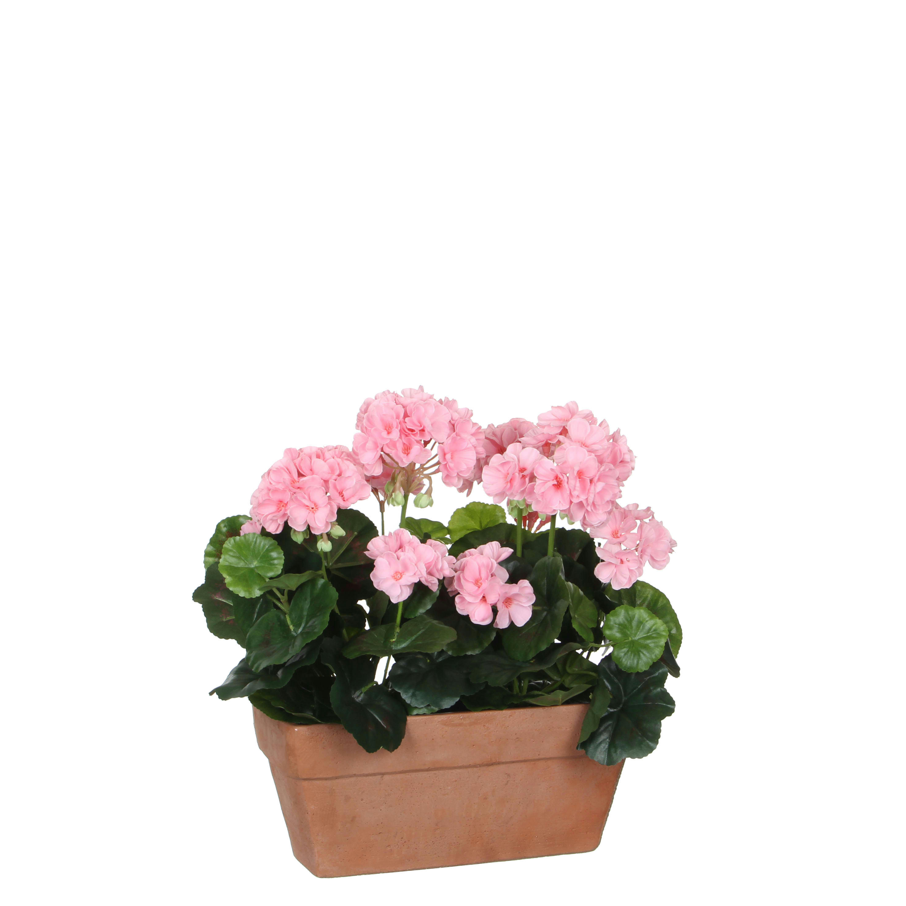 - Géranium artificielle rose en pot H40
