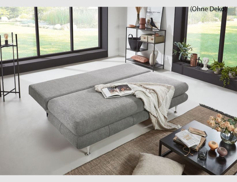 Schlafsofa Benfeld Grau