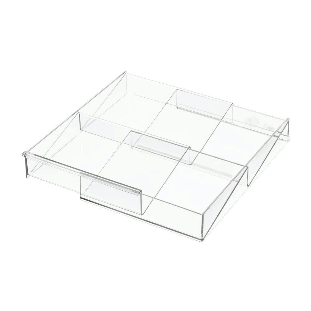 iDesign The Home Edit Angled Expandable Bathroom/Vanity Drawer/Organizer, up to 13-in