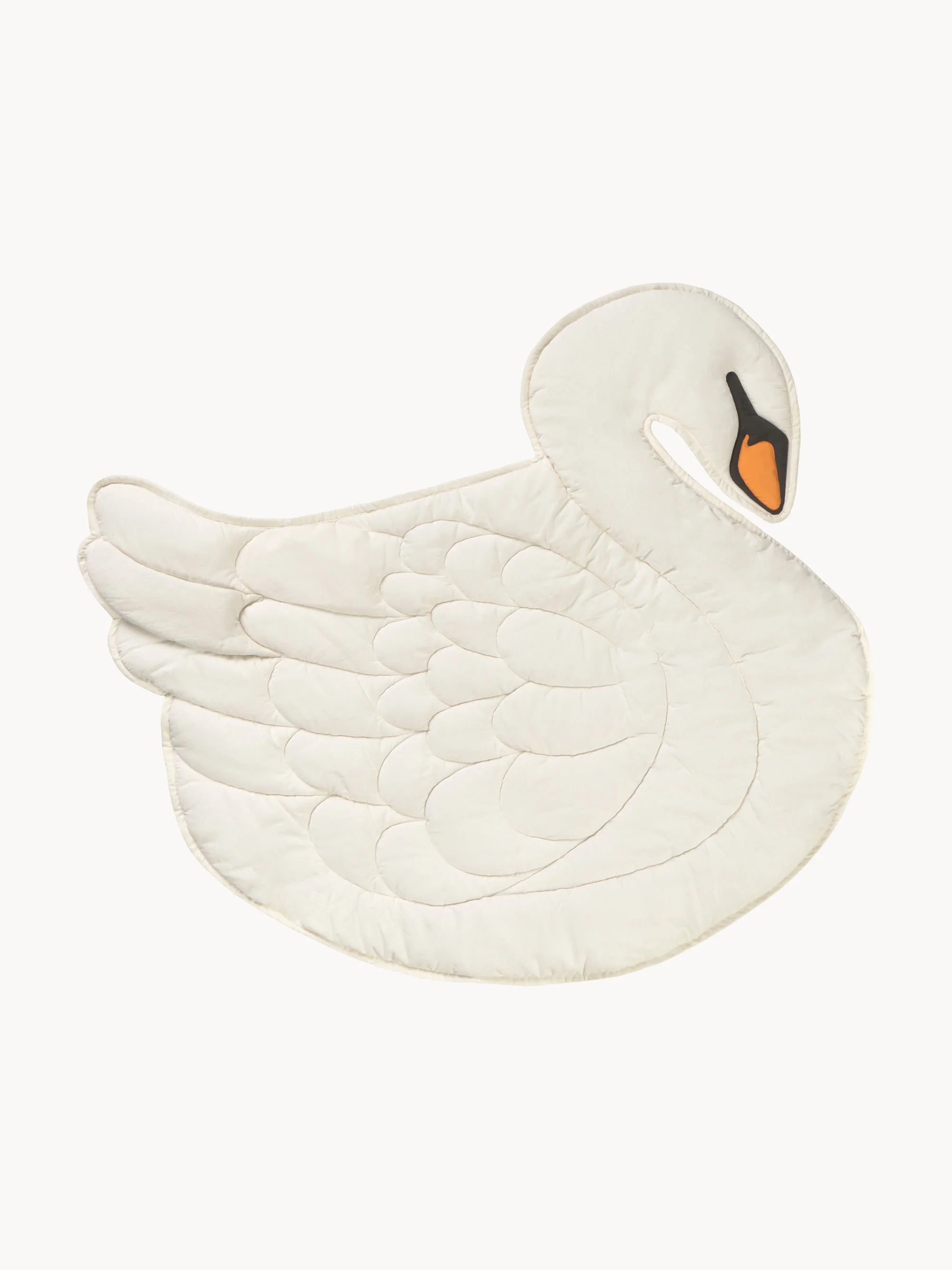 Handgefertigte Kinder-Spielmatte Swan Lake
