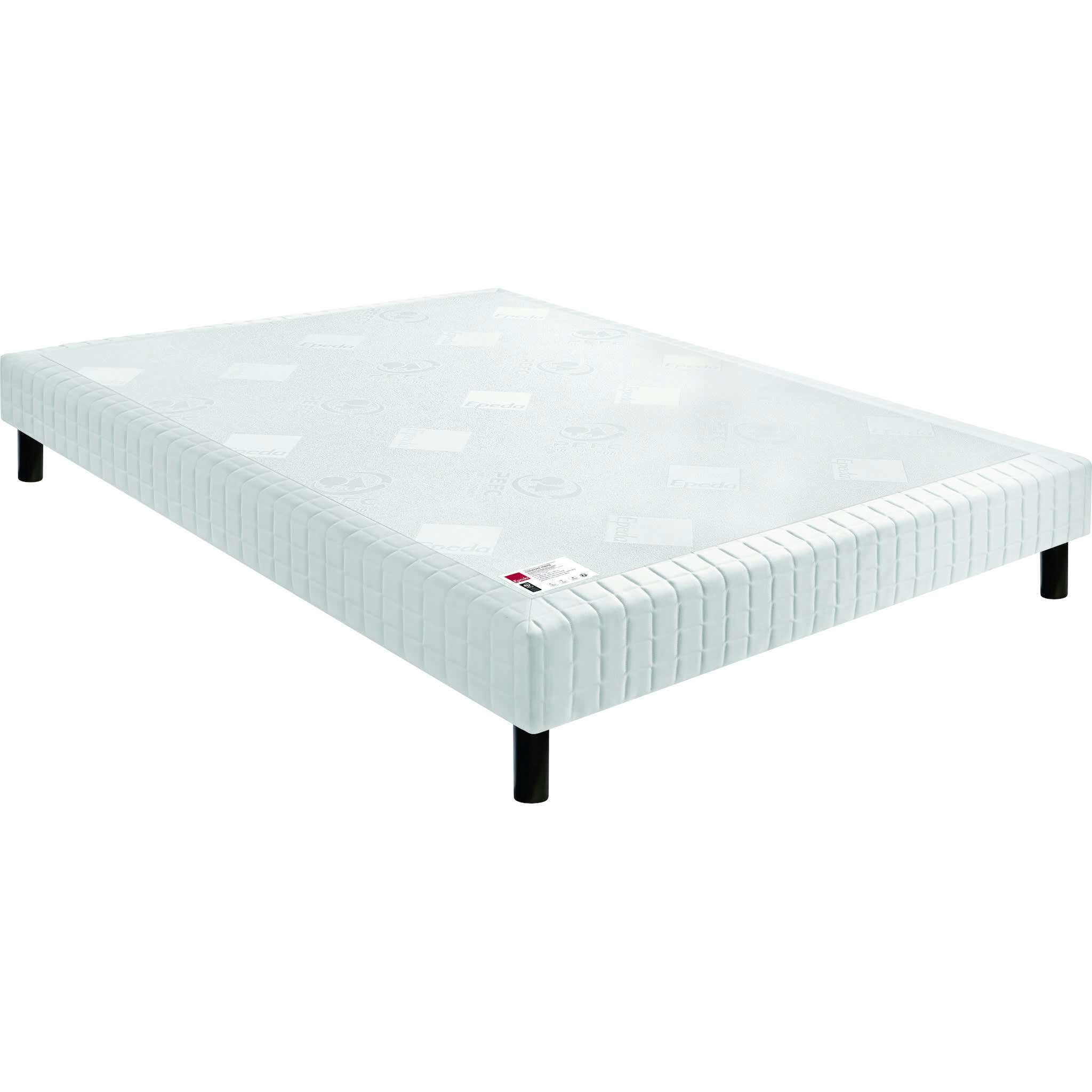 - Sommier confort ferme écru 15 cm 140x200
