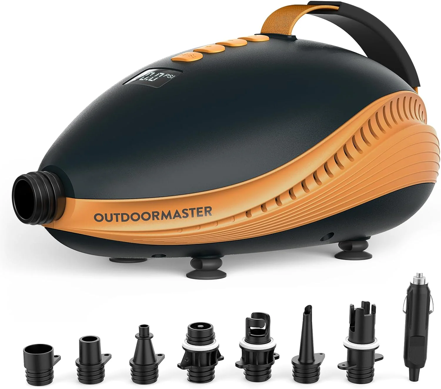 High Pressure Paddle Board Pump Electric Dolphin -Quick Portable SUP Air Pump,Auto-Off 12V DC Car Connector Electric Pump for Inflatable Stand up Paddle Boards,Boats,Inflators