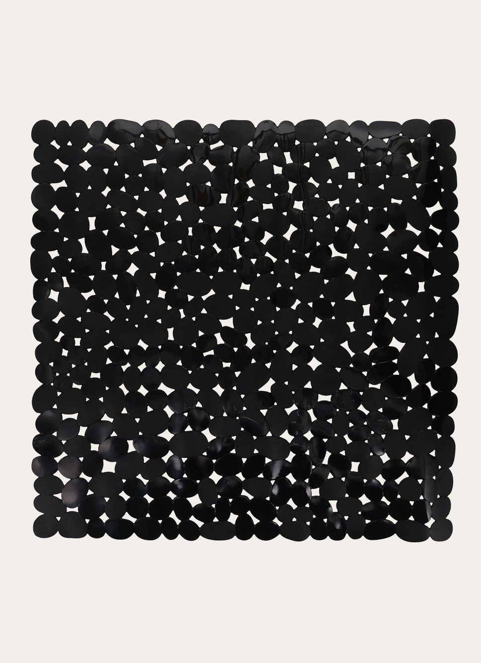 TAPIS FOND DE DOUCHE ANTIDÉRAPANT GALO NOIR