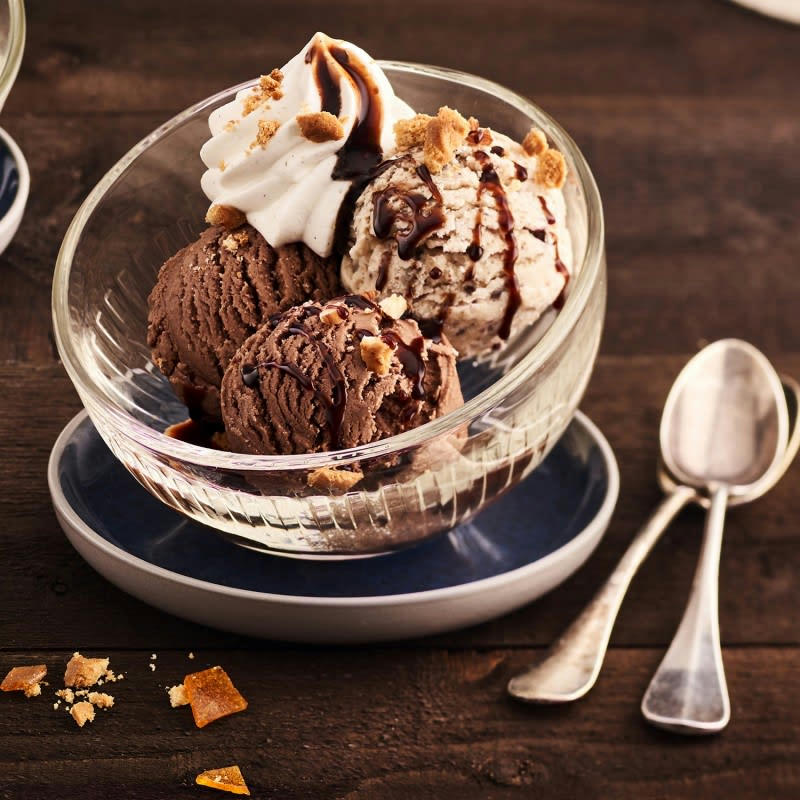 LOT DE 6 COUPES, OUESSANT - Coupe basse  en verre transparent - lot de 6