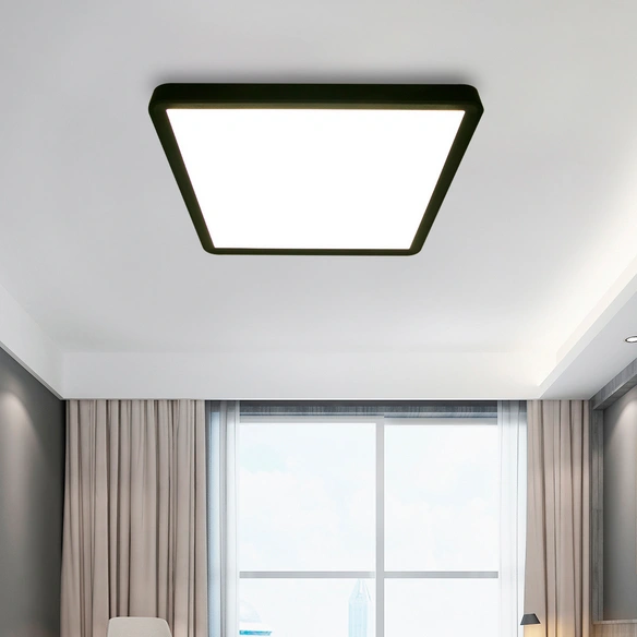 LED-Deckenleuchte »Medora«, eckig, BxL: 30 x 30 cm, 24 W, 2500 lm, schwarz