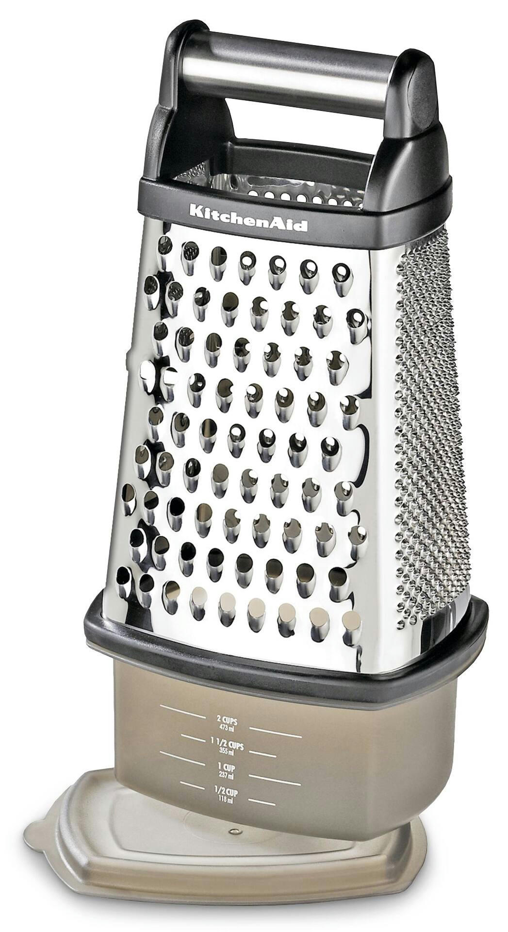 KitchenAid Stainless Steel Boxed Grater with Bottom Container