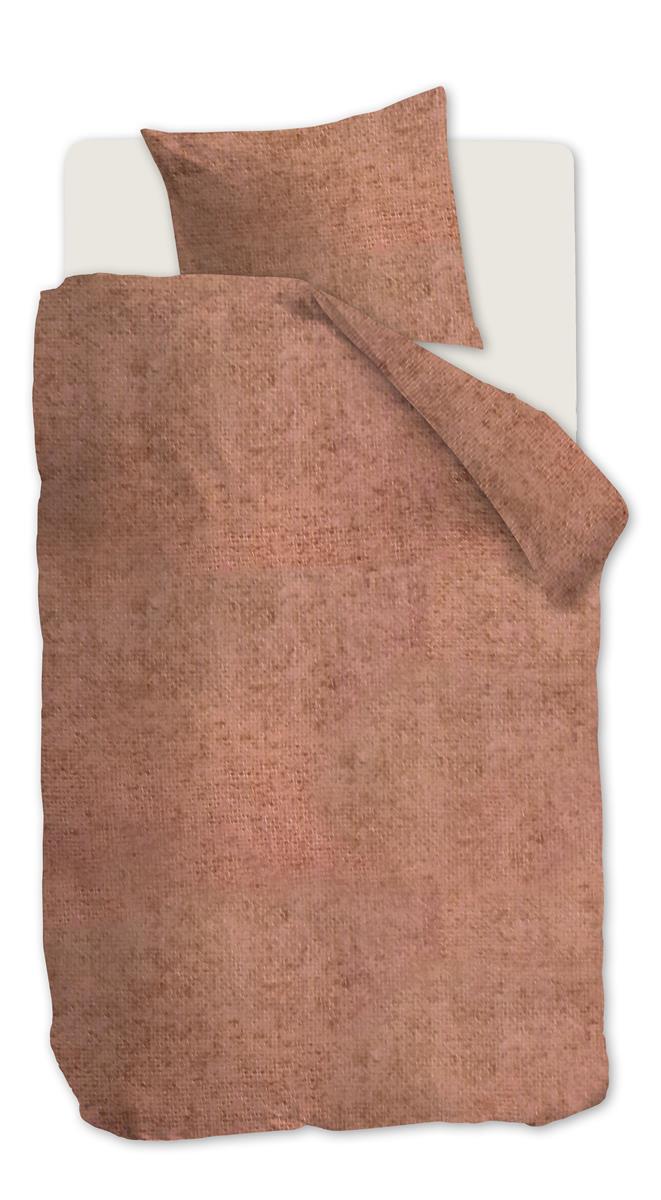 Beddinghouse Frost dekbedovertrek - Effen - Eenpersoons - 140x200/220 cm - Steenrood