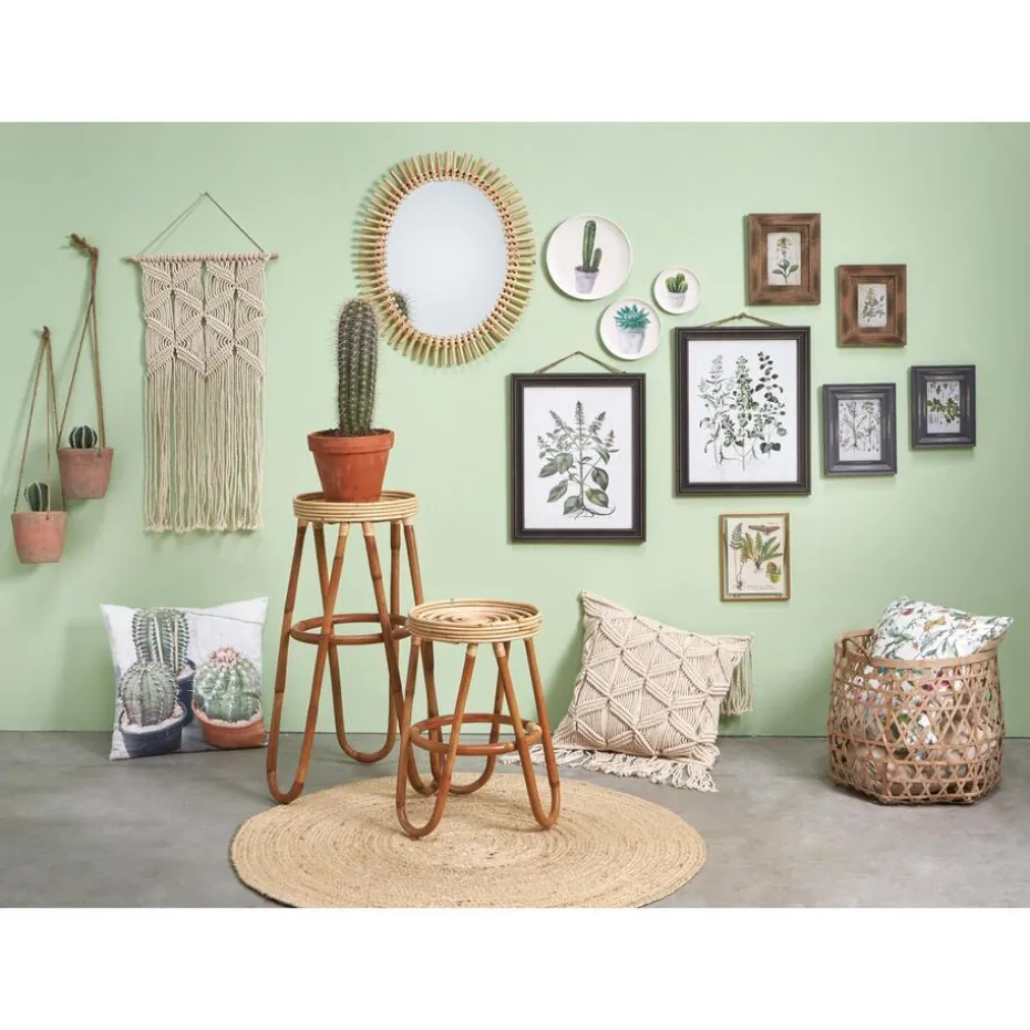 Kwantum Vloerkleden | Buitenkleden | Vloerkleed Solis Naturel – Ø 100 Cm