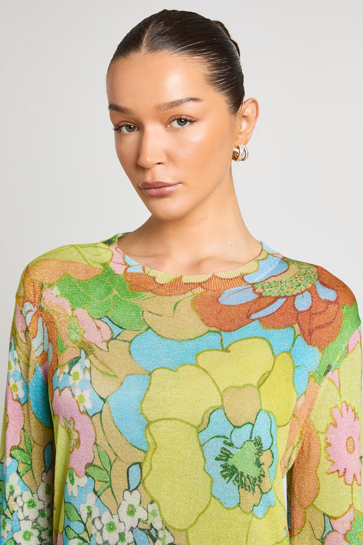 Debenhams Ashish Psychedelic Floral Knit Maxi Dress
