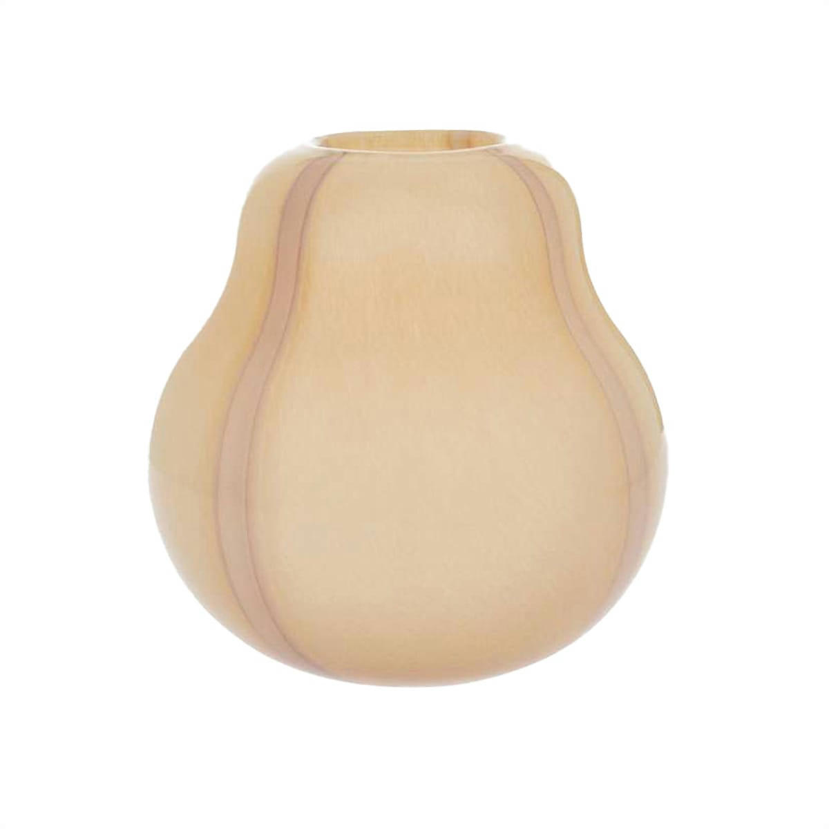 KOJO - Vase rose en verre Ø19,5xH20cm