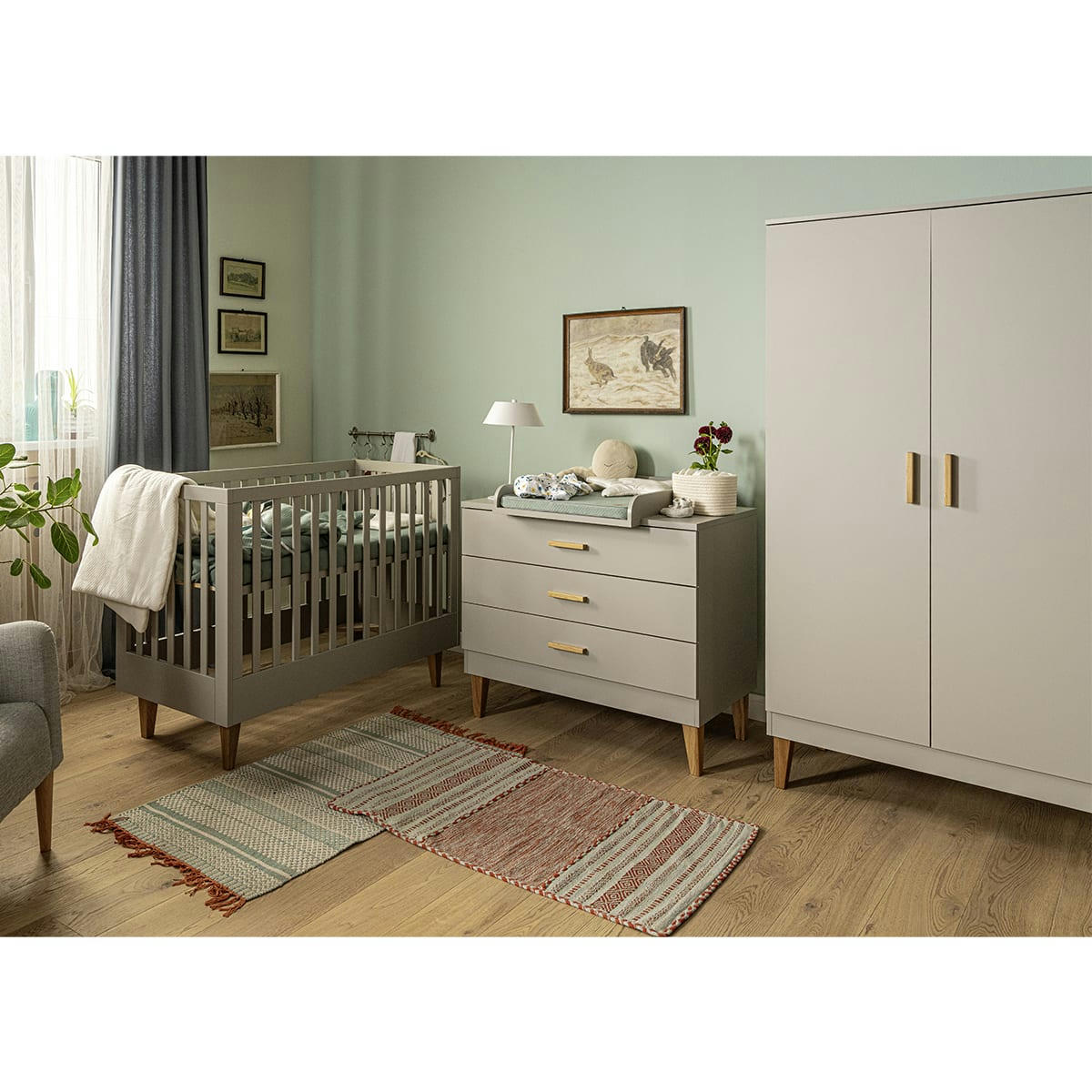 LOUNGE - Commode à langer gris