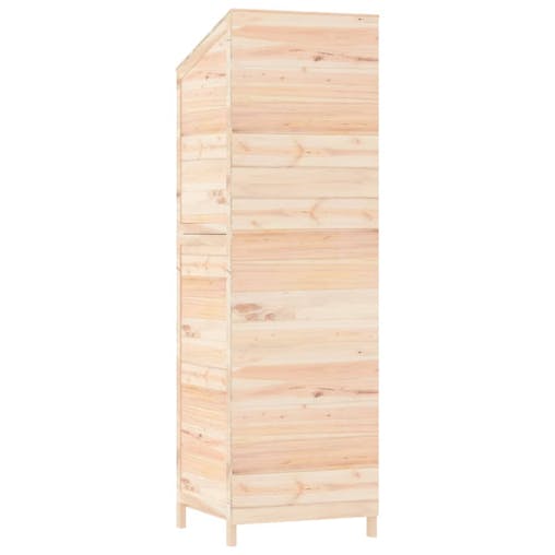 NNEVL Garden Shed 55x52x174.5 cm Solid Wood Fir