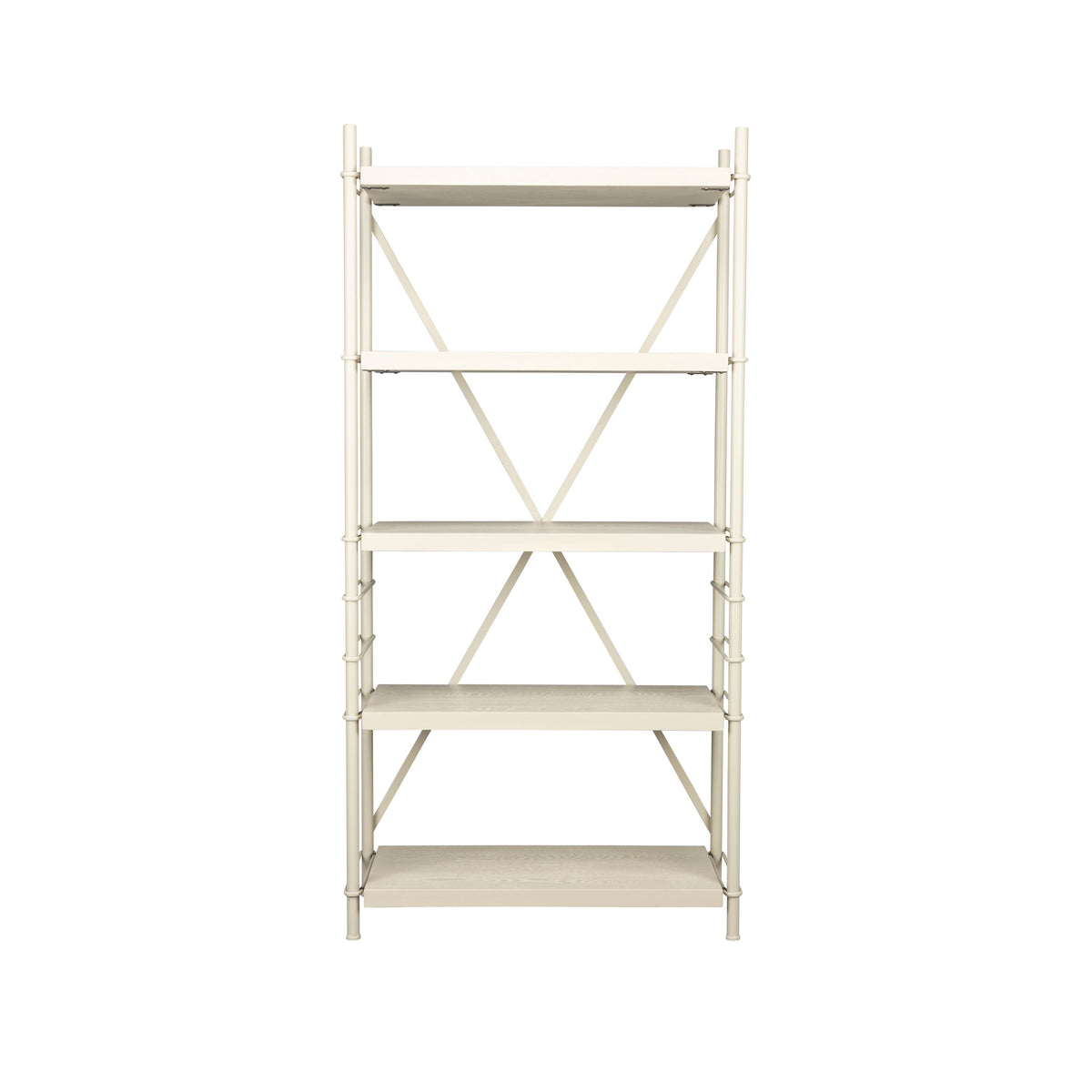 Dutchbone Iron Stellingkast Beige Hoog