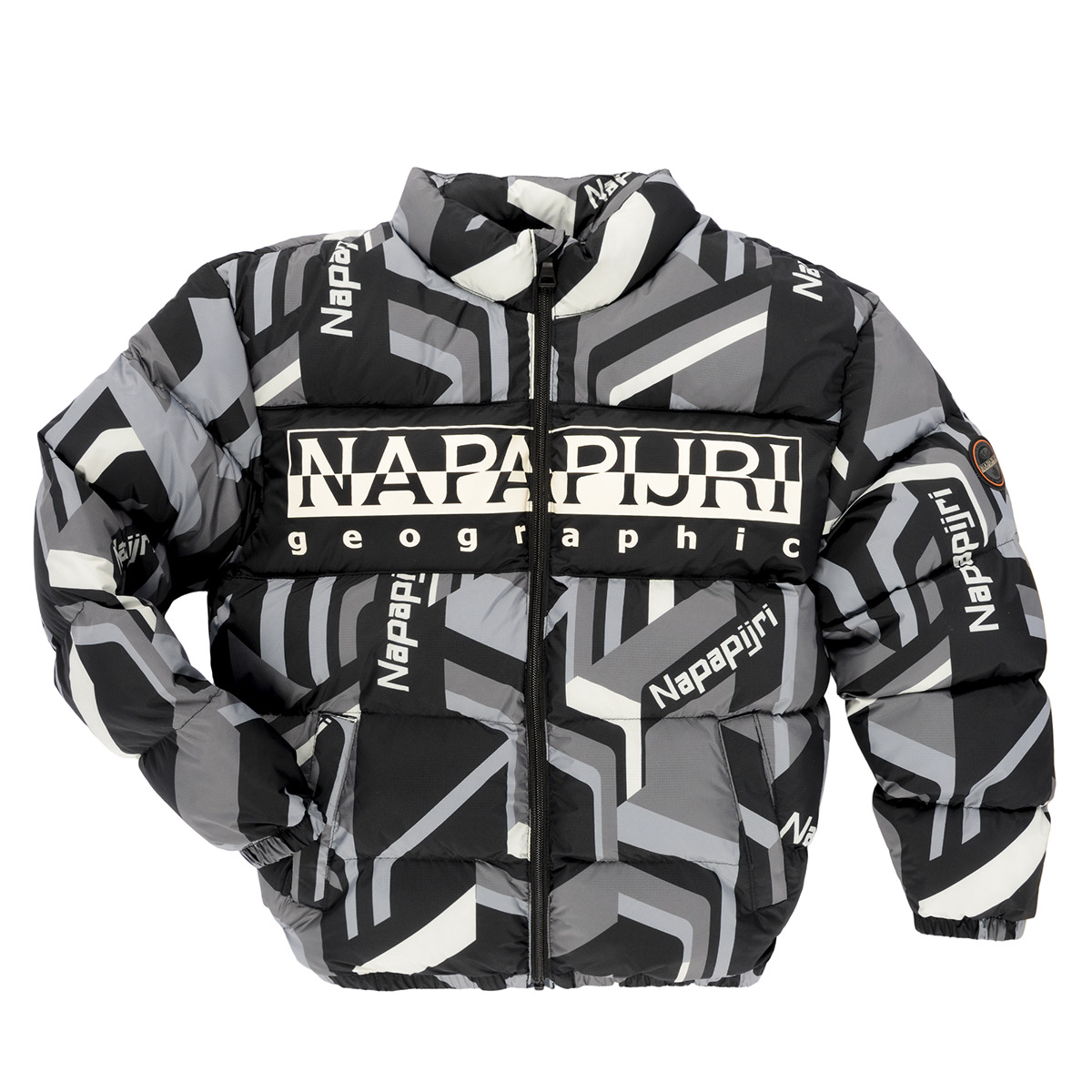 Napapijri - PRIMIERO AOP - Black / Grey