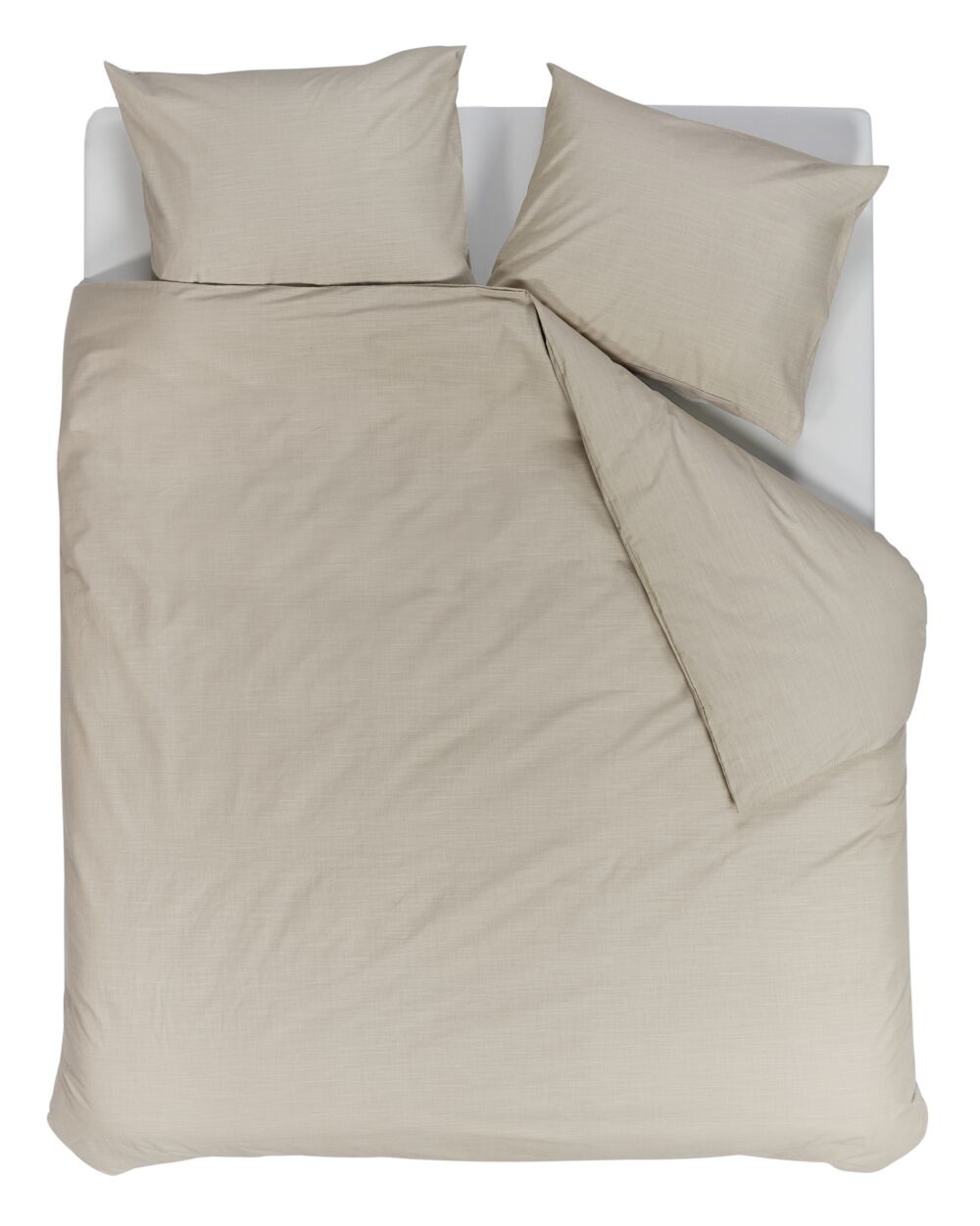 vtwonen Cozy Slub - 200 x 220 cm - Zand