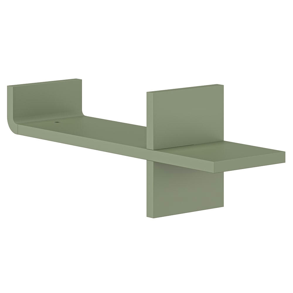 PEPS - Etagère murale effet bois vert sauge