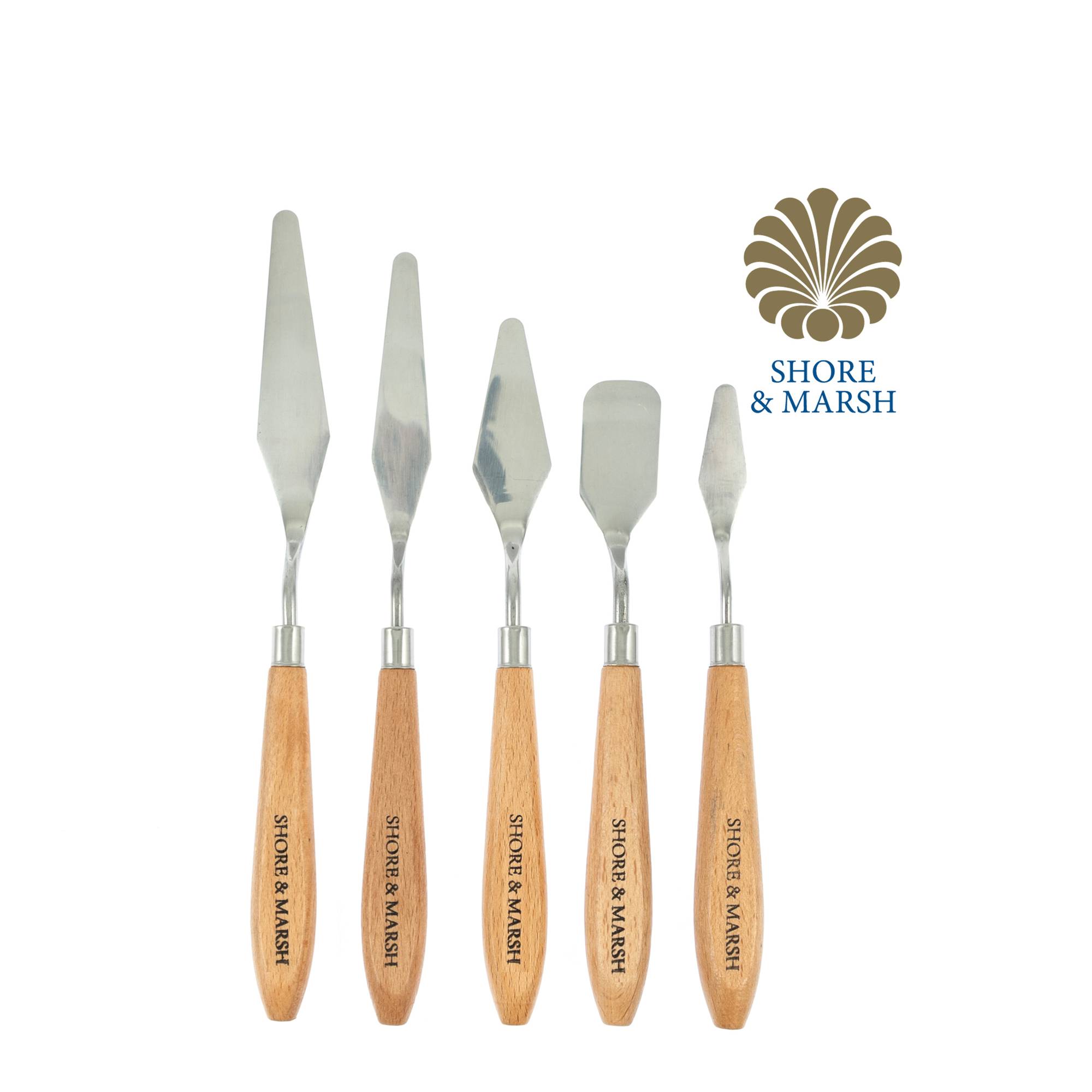 Shore & Marsh Palette Knife Set 5 Pack