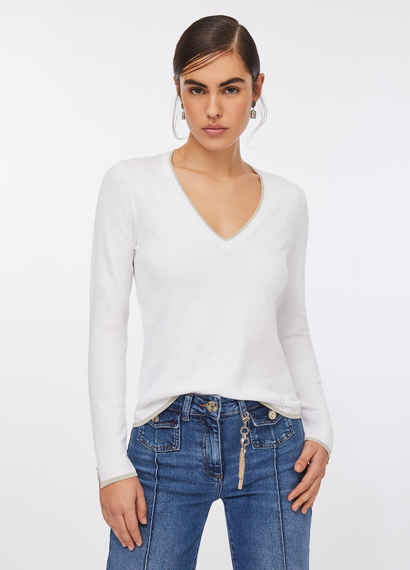 Maglia con scollo a V