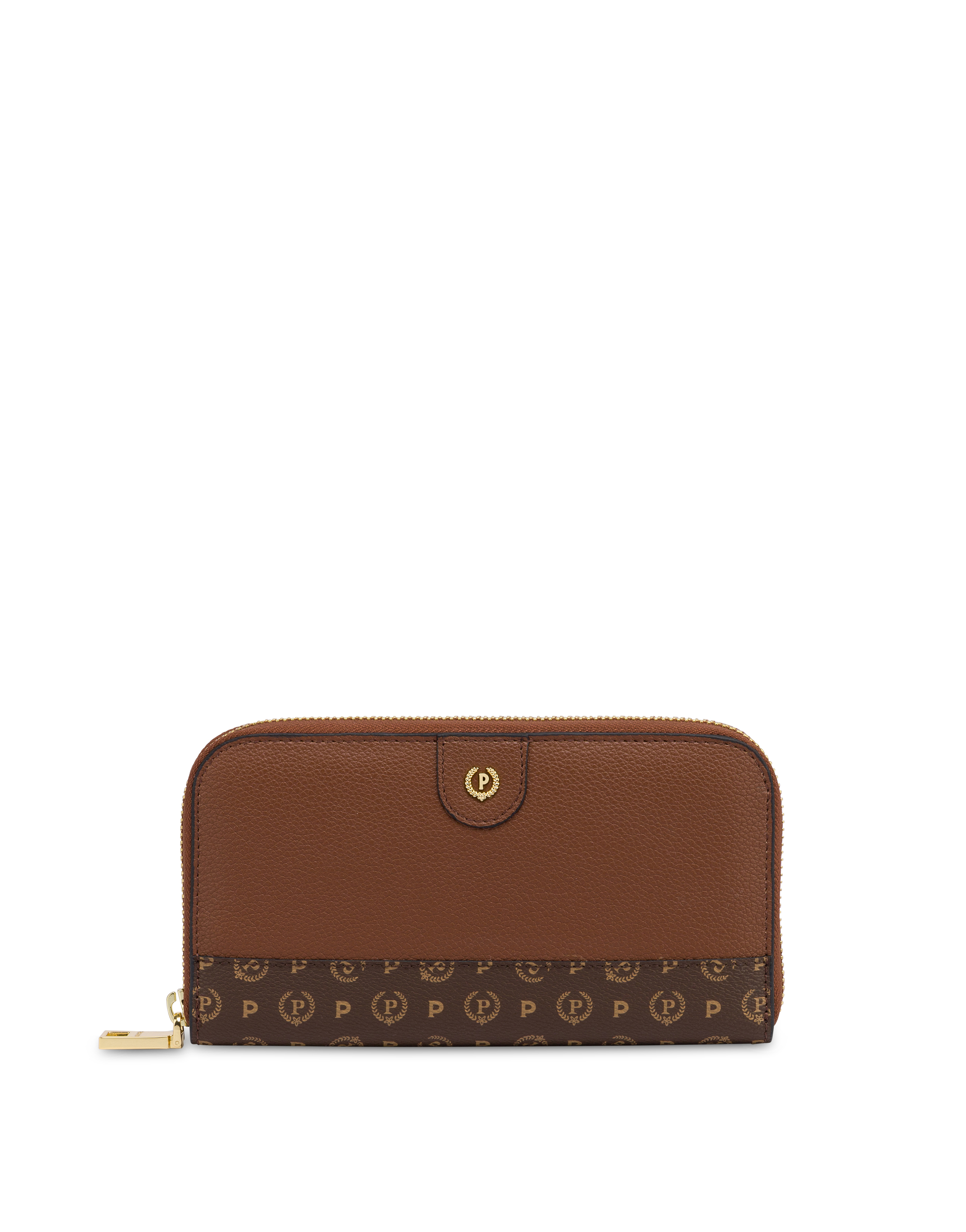 Portafoglio Zip Around Mix Heritage Tan/marrone