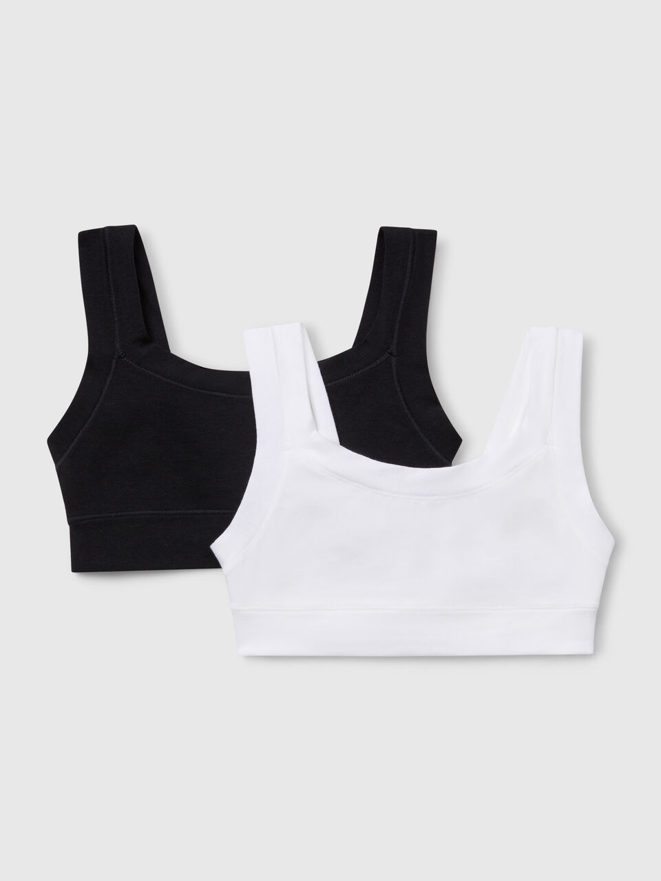 Two tops in super stretch cotton