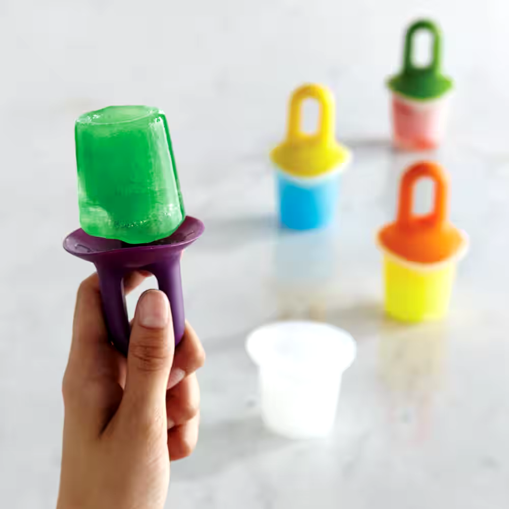 For Living Ice Pop Molds, 4-pcs, BPA Free
